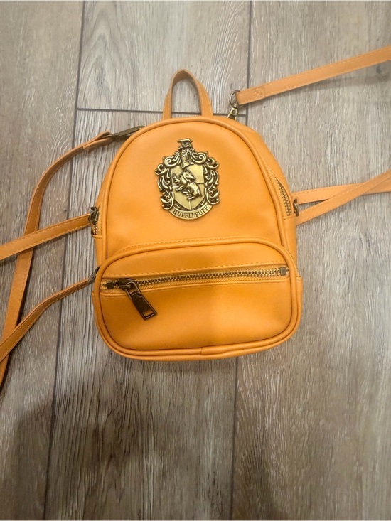Handbags - Hufflepuff Mini Backpack Purse in Mustard Yellow